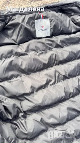 черно яке moncler мъжко, снимка 3 - Якета - 56629405