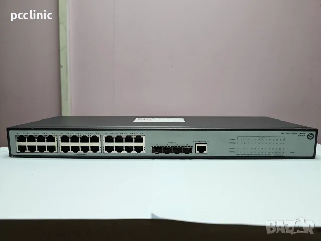 Управляем суич HP V1910-24G (JE006A) | 24x Gigabit LAN / 4x SFP / Уеб управление