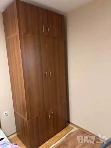 Двукрилен гардероб с размери 100/247/57, снимка 6 - Гардероби - 56735096
