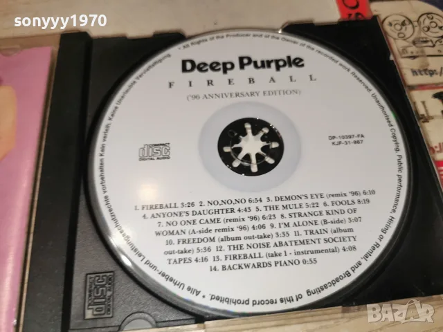 DEEP PURPLE CD 2210261920H2E8R, снимка 11 - CD дискове - 56615590