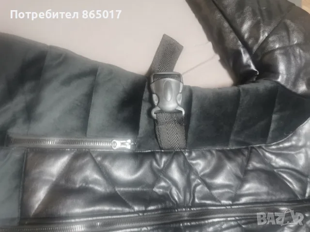 Дамско кожено зимно яке, снимка 3 - Палта, манта - 56749419