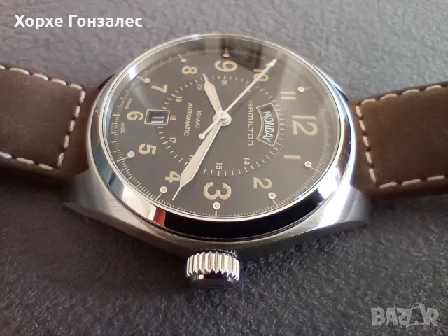 Hamilton Khaki Field Day Date Automatic. 42mm, снимка 6 - Мъжки - 56719408