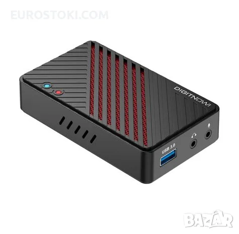 DIGITNOW 4K Video Capture Card, надстроена 4K карта за заснемане HDMI към USB3.0, FullHD 1080P 60fps