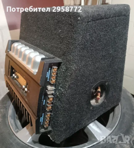 Бас каса и усилвател JVC, снимка 4 - Тонколони - 56629391
