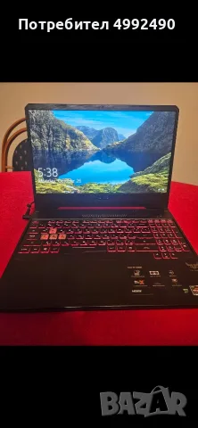 Геймърски лаптоп ASUS TUF Gaming FX505DT, Ryzen 5, GTX 1650, 16GB RAM, 256GB SSD + 1TB HDD