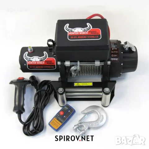 Лебедка HUNTER WINCH P6000 POWER 12V 6000lbs