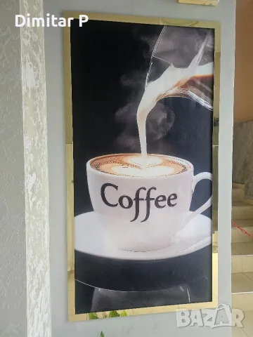 Плакат от плат "Coffee", снимка 5 - Платове и дамаски - 56746622