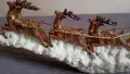 Дядо Коледа с шайна и елени, снимка 5