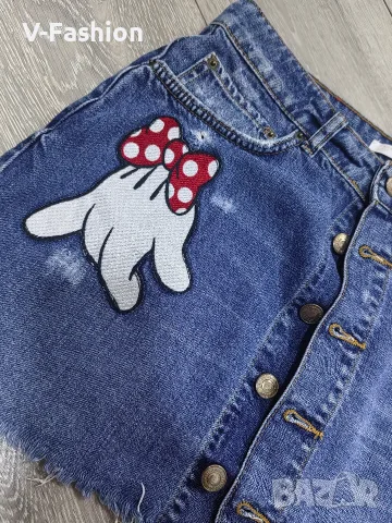 Пола на ZARA дънкова , снимка 6 - Поли - 56556450