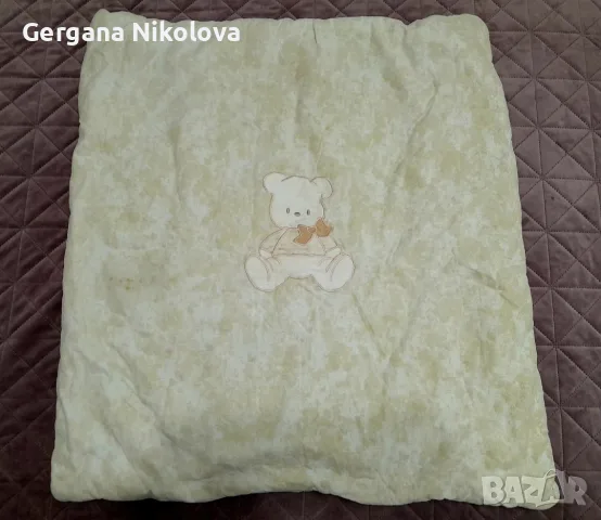 Бебешка хавлия 100/100см. с качулка, снимка 5 - За банята - 29967210