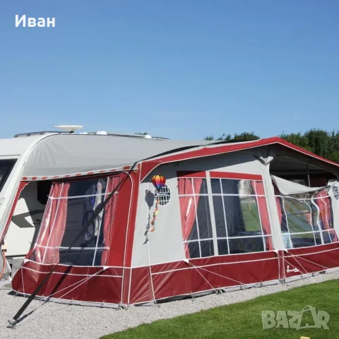 Форселт за каравана Isabella Capri lux Burgundy. Размер 1090 (1076-1100 см) земя-земя