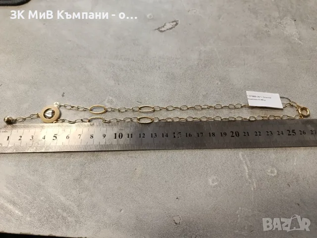 Златно Колие 4.44гр 14к, снимка 2 - Колиета, медальони, синджири - 56663473