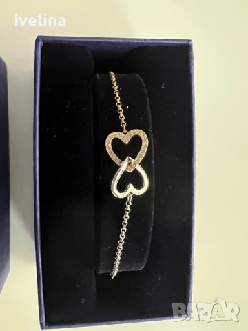 Гривна Swarovski, снимка 2 - Гривни - 56712499