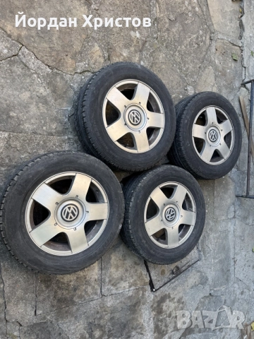 Оригинални алуминиеви джанти от VW Golf 4 15” с летни гуми Viatti 195/65 R15 – комплект 4 бр