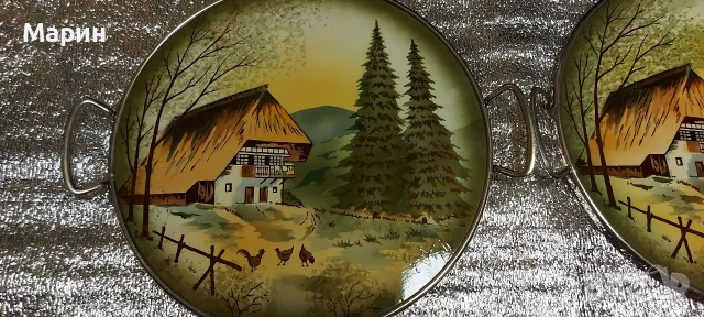Винтидж немски подноси, снимка 2 - Колекции - 56740304
