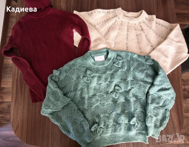 Различни блузи по 6€,подходящи за деца и жени- Zara и pepe jeans, размер 11-12,см 152; размер XS.  