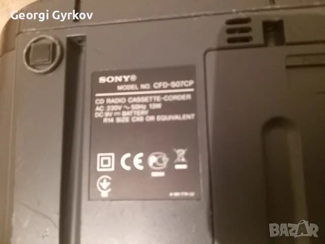 Sony CFD S07CP Player, снимка 4 - Радиокасетофони, транзистори - 56685896