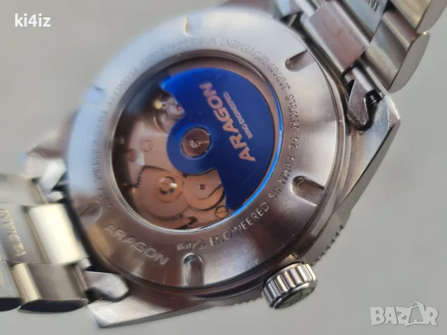 БАРТЕР! Оригинален Aragon Automatic Dive Master Full lume dial Pepsi bezel 40mm., снимка 5 - Мъжки - 56615369