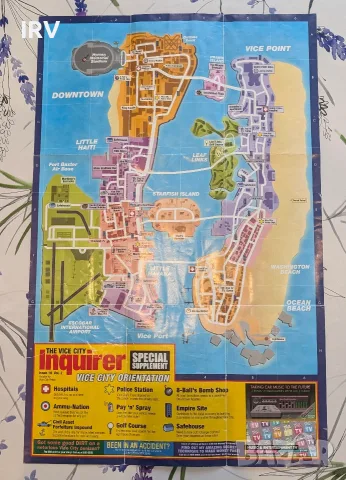 Плакати/Карти GTA , снимка 2 - Игри за PlayStation - 56739380