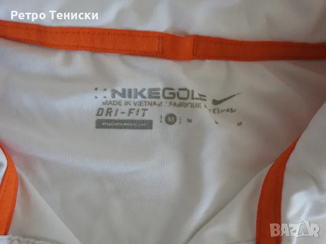 Поло тениска Nike — Мъже размер M Бяло, снимка 4 - Тениски - 56319445