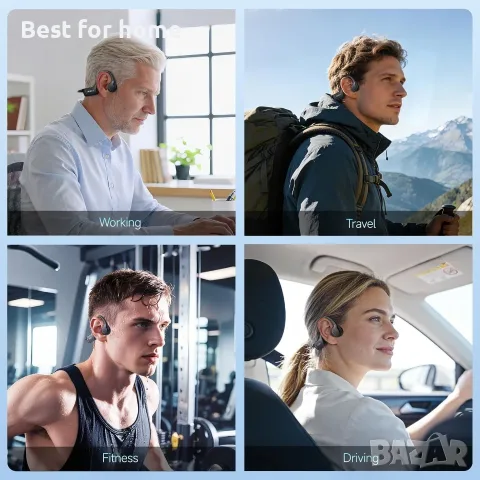 LOBKIN Слушалки с костна проводимост, снимка 9 - Bluetooth слушалки - 56664532