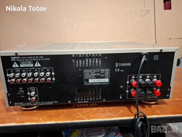 Продава се усилвател Denon PMA-860. , снимка 8 - Ресийвъри, усилватели, смесителни пултове - 56585199