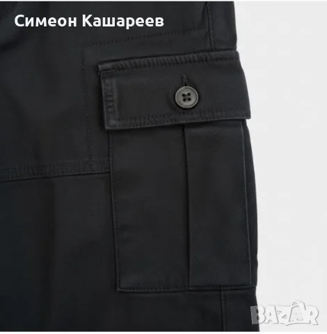 Юношески карго панталон Name It Ryan, Черен, снимка 3 - Детски панталони и дънки - 56708578