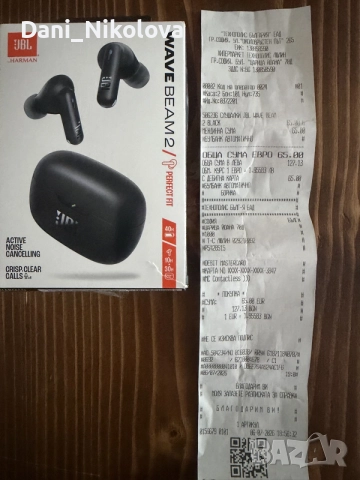 Слушалки JBL Wave Beam 2 Wireless, Black – безжични, снимка 5 - Безжични слушалки - 56697414