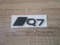 черен гланц емблема Audi Q7 нов стил, снимка 2