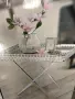 красива нова помощна маса със стъклен плот , снимка 1