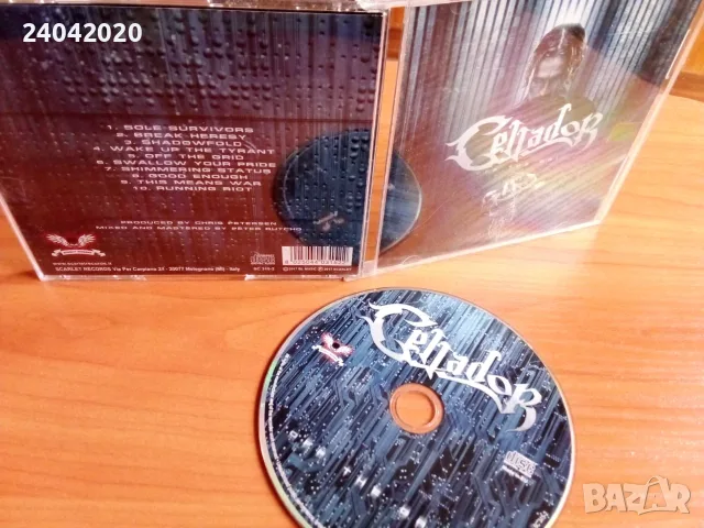NEW! Cellador – Off The Grid Power Metal from Italy, оригинален диск