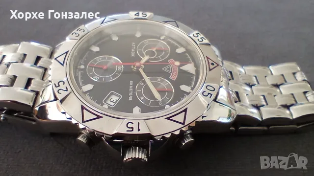 Certina Attack 1990' 39mm, снимка 4 - Мъжки - 56719318