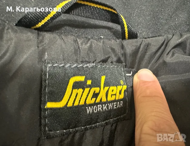 Зично яке Snickers AllroundWork High-Vis Jacket, Размер L, снимка 7 - Якета - 56638809