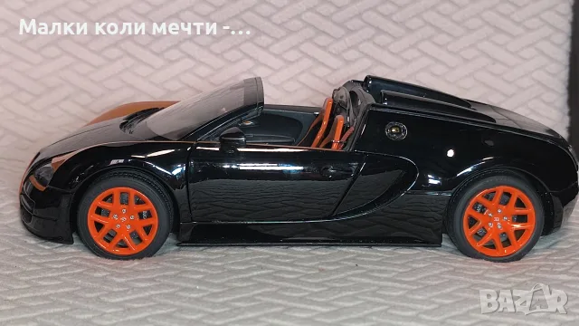 Метална кола Bugatti , мащаб 1:18, снимка 2 - Колекции - 56567649