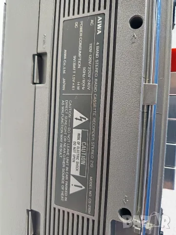 AIWA cs 210 H japan, снимка 6 - Радиокасетофони, транзистори - 56592327