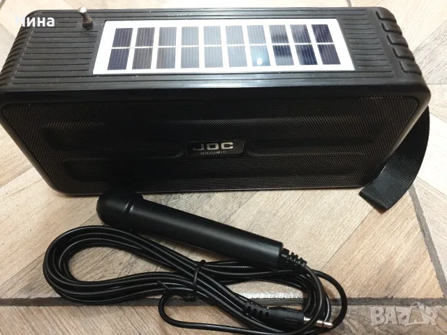 Соларна FM Bluetooth колонка JOC с TF kard и USB