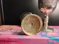 Стари посребрени  Бокал -чаши 2 броя, снимка 2