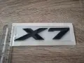 черна емблема лого BMW X7, снимка 3