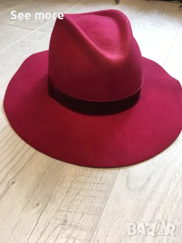 Max & Co. "Esercito" felt fedora hat капела вълна , снимка 7 - Шапки - 56636573