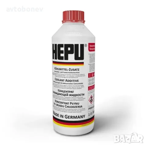 Антифриз-концентрат HEPU® P999 - G12/G30 (червен) - 1,5L