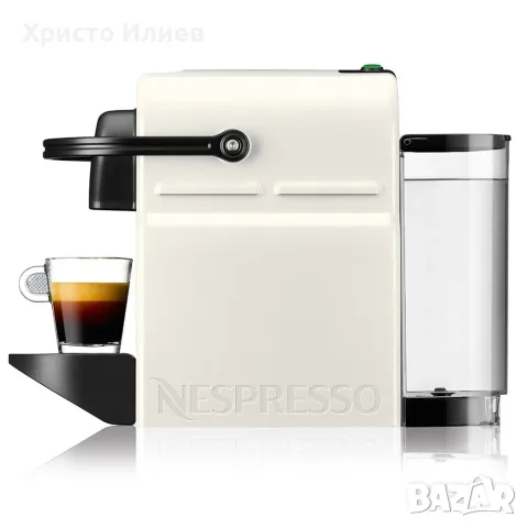 Кафемашина с капсули NESPRESSO Inissia Бяла, снимка 2 - Кафемашини - 56697844