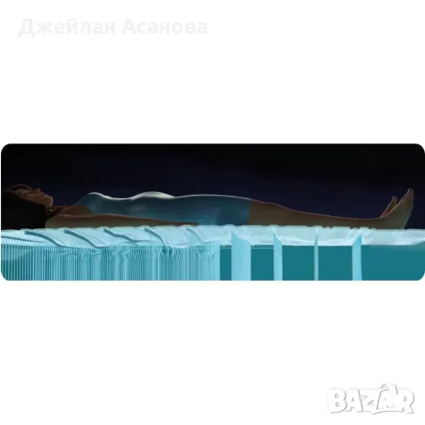 Единичен надуваем матрак – 191х99х25 см, товароносимост до 136 кг, удобен за дома, гости и къмпинг