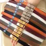 Hermes ❣️ Prada естествена кожа колан, снимка 10