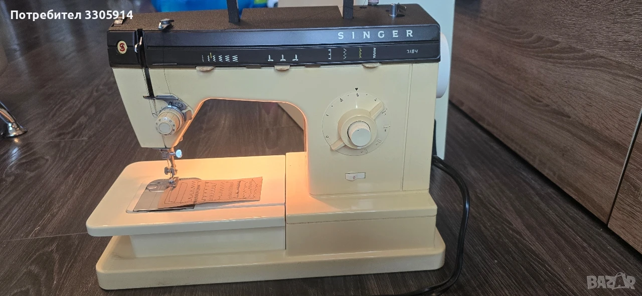 Продавам шевна машина SINGER 7184 , снимка 1