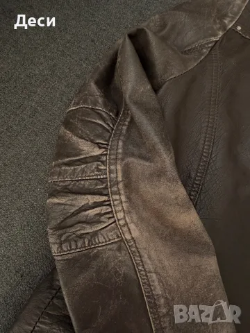 Естествена кожа яке  ZARA, снимка 5 - Якета - 56576259