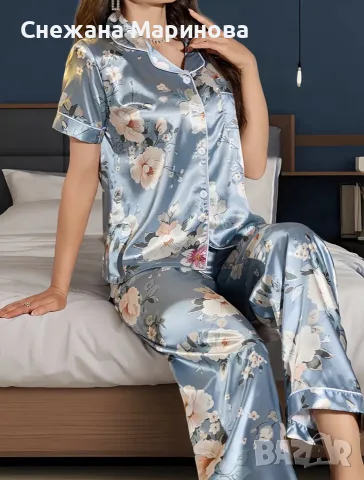 Дамска пижама с къс ръкав, снимка 2 - Пижами - 56712889