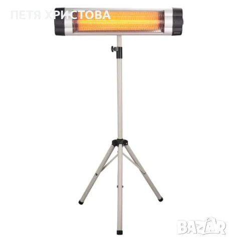 Печка , кварцова, 1500W, инфрачервена, стояща/стенна