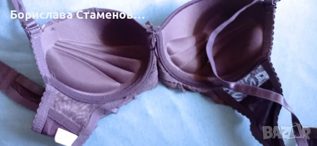 Нов сутиен с подплънки лилав , снимка 4 - Бельо - 39636795