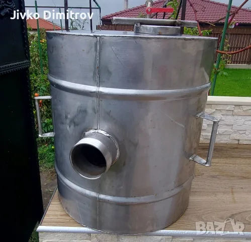 Буре неръждавеика 85 л., снимка 2 - Бидони, бурета и бъчви - 56741096