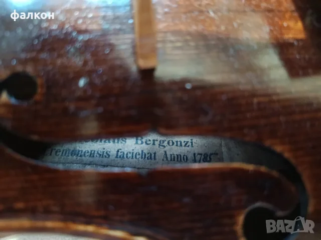 Цигулка 4 /4 Bergonzi 1780, снимка 7 - Струнни инструменти - 56656797